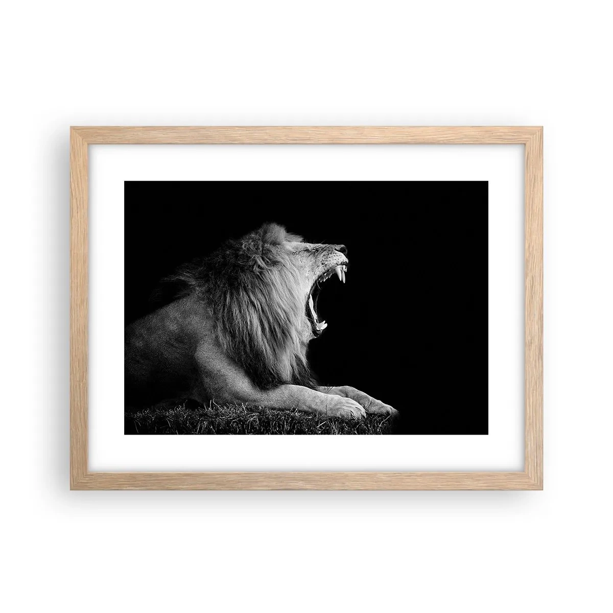 Plakat w ramie jasny dąb - Bez żadnych wątpliwości - 40x30 cm