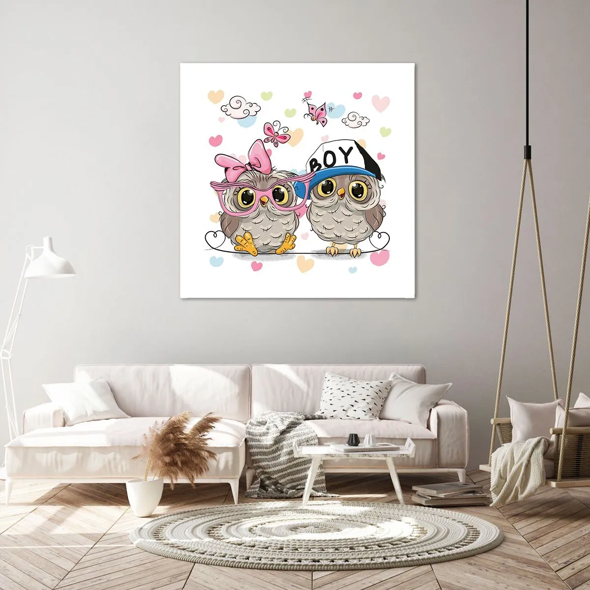 Obraz na płótnie - Kochajmy się! - 40x40 cm