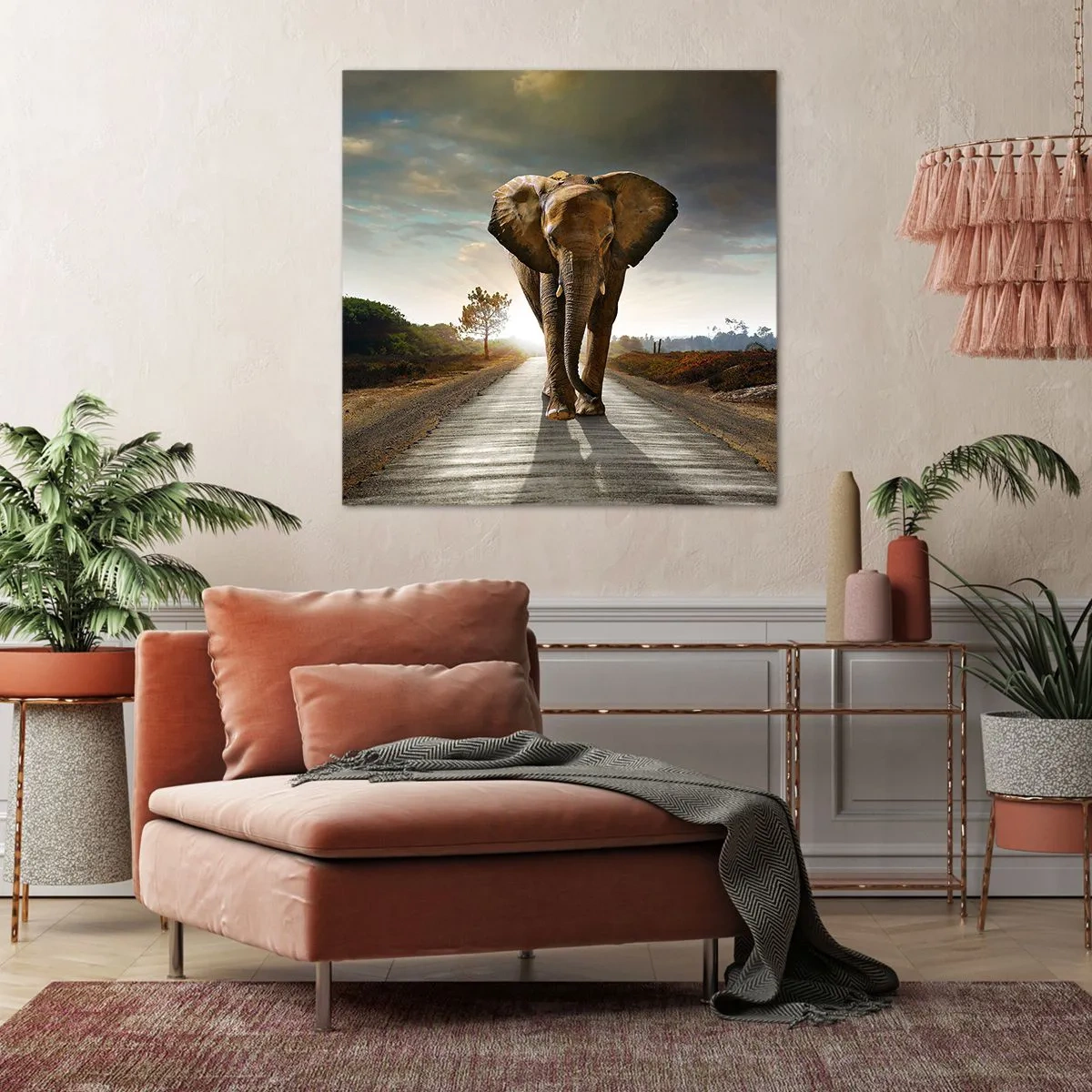 Obraz na płótnie - I wcale nie w składzie porcelany - 70x70 cm