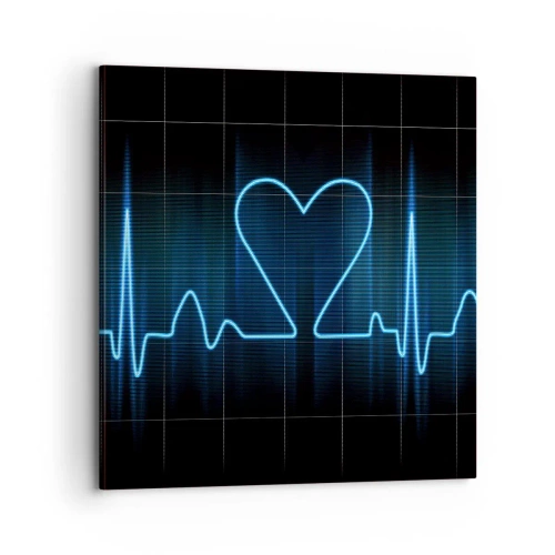 Obraz na płótnie - W rytmie serca - 70x70 cm