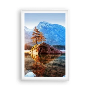 Plakat w białej ramie - Natura w nowym świetle - 61x91 cm