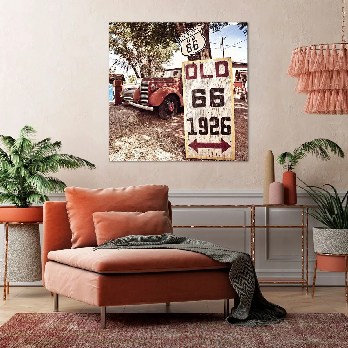 Obraz na płótnie - Legenda amerykanskiej prowincji - 70x70 cm