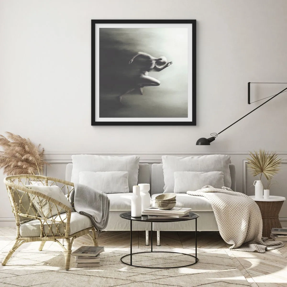 Plakat w czarnej ramie - Niepowstrzymany - 60x60 cm