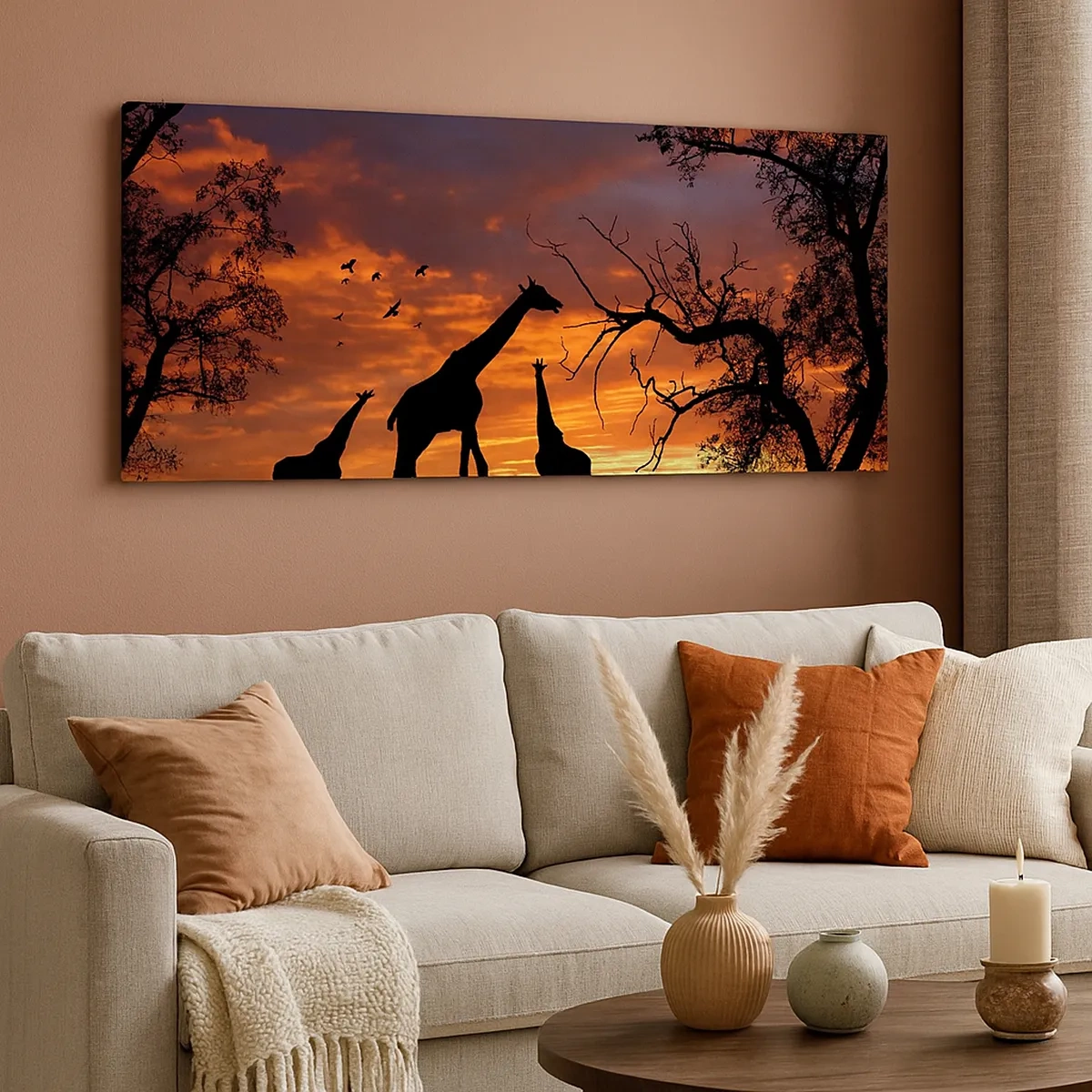 Obraz na płótnie - Mała kolacja w gronie najbliższych - 30x30 cm