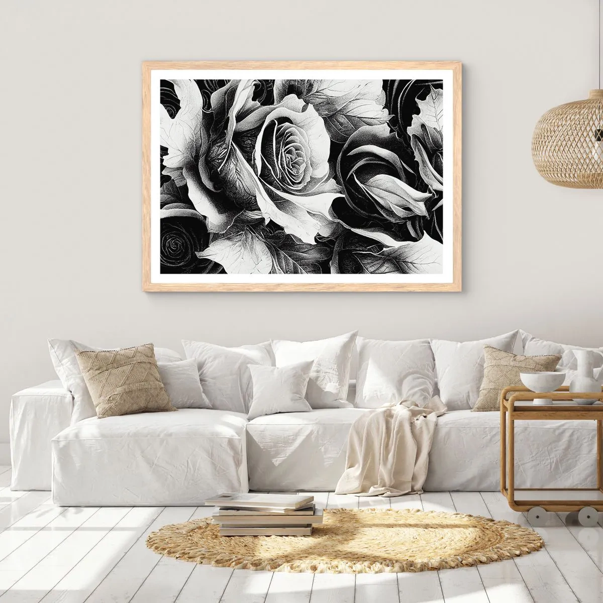 Plakat w ramie jasny dąb - Zawsze królowa - 40x30 cm