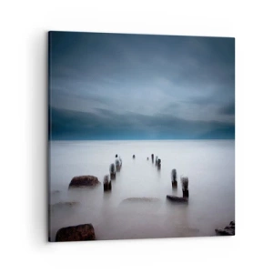 Obraz na płótnie - Zamyślone jezioro - 50x50 cm