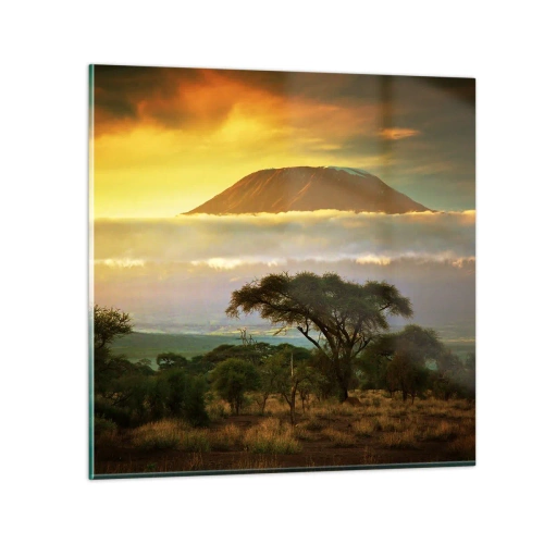 Obraz na szkle - Sen podróżnika - 50x50 cm