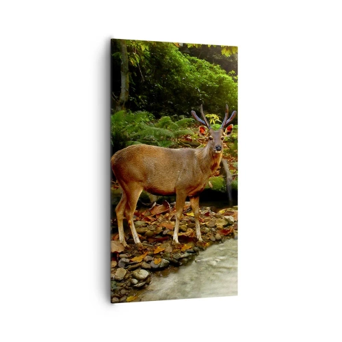 Obraz na płótnie - Witam w moim świecie - 65x120 cm