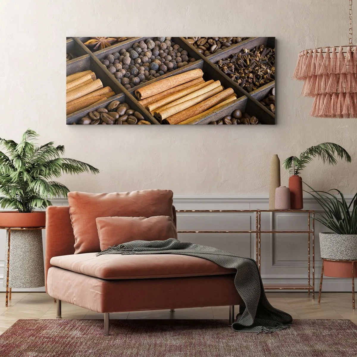 Obraz na płótnie - Skarbiec aromatów - 90x30 cm