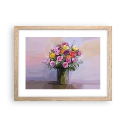 Plakat w ramie jasny dąb - Zatrzymane piękno - 40x30 cm