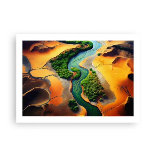 Plakat - Życiodajna rzeka - 70x50 cm
