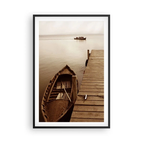 Plakat w czarnej ramie - Wielki spokój - 61x91 cm