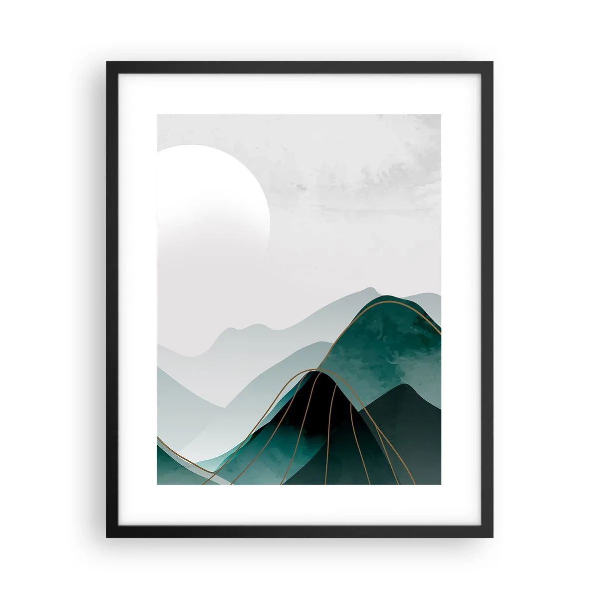 Plakat w czarnej ramie - W pełnym majestacie - 40x50 cm