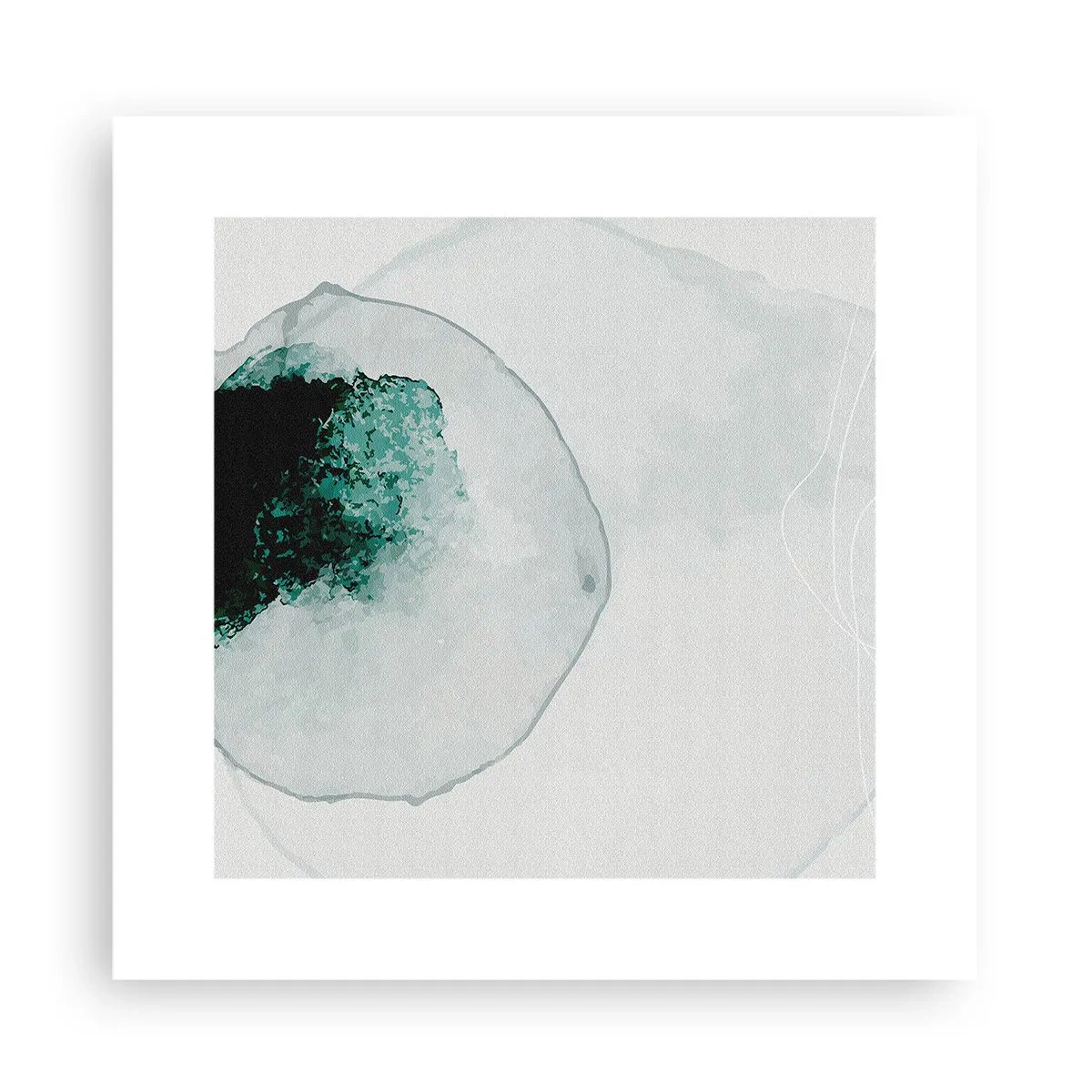 Plakat - W kropli wody - 30x30 cm