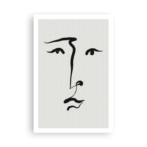 Plakat - Portret jedną kreską - 61x91 cm
