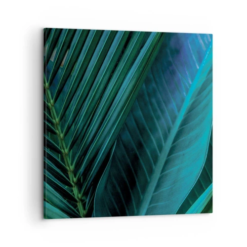 Obraz na płótnie - Anatomia zieleni - 50x50 cm