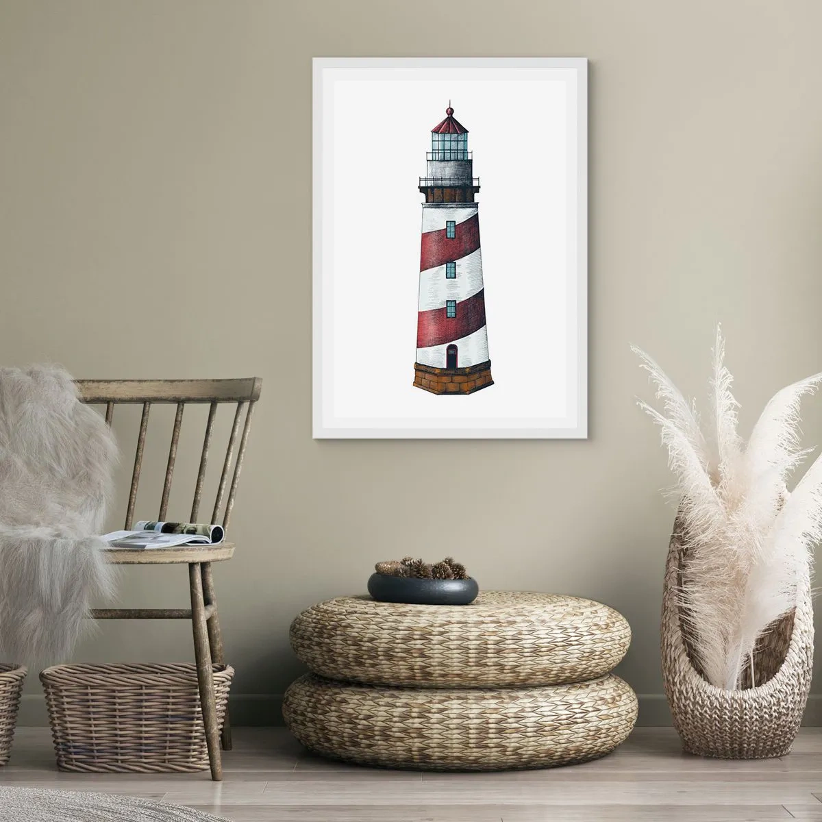 Plakat w białej ramie - Zawsze na straży - 40x50 cm