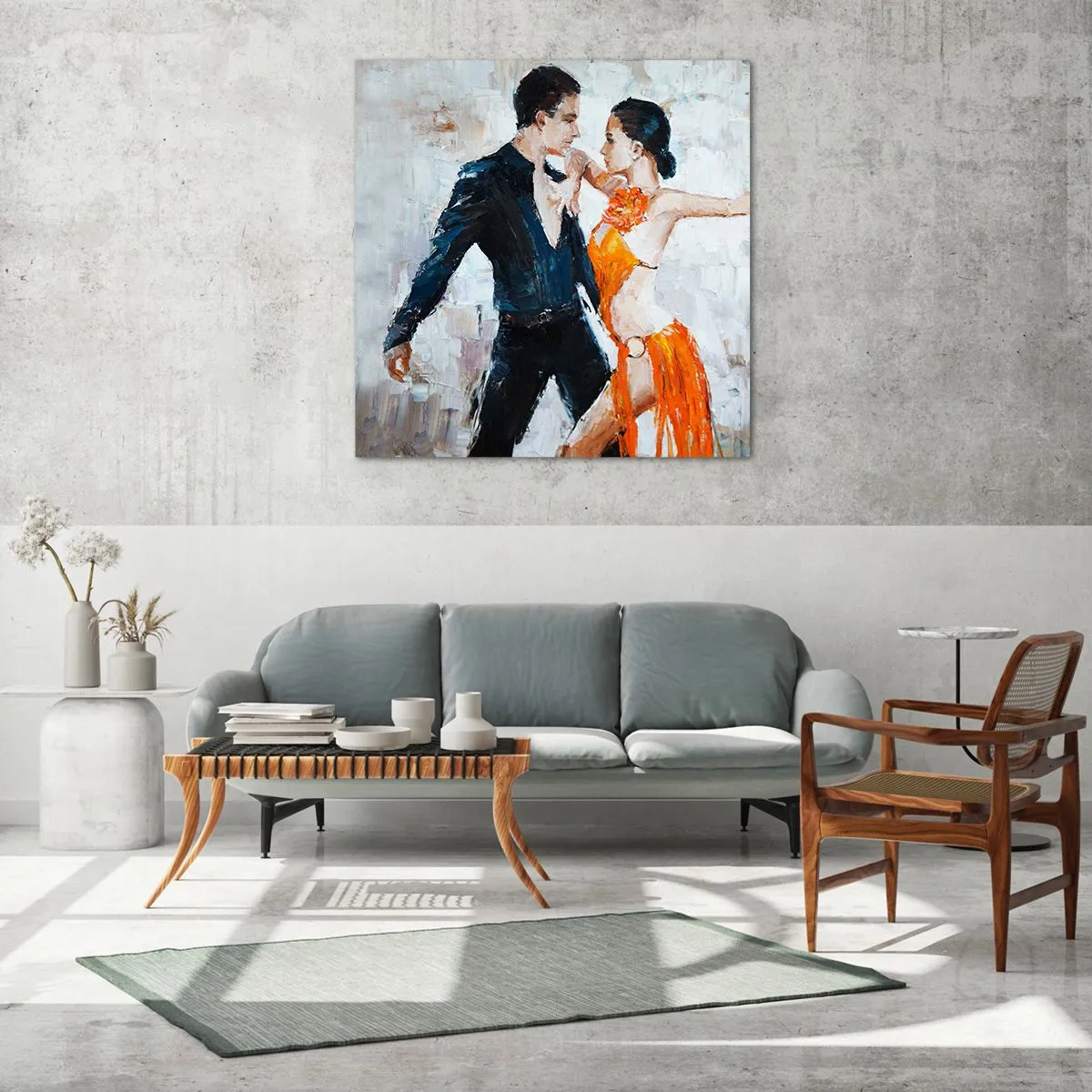 Obraz na szkle - Dirty dancing - 70x70 cm