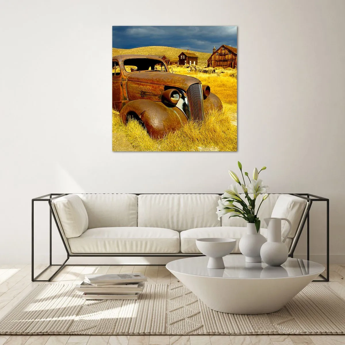Obraz na szkle - Zasłużony odpoczynek - 60x60 cm