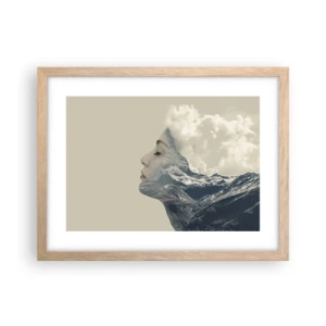 Plakat w ramie jasny dąb - Uroda żywiołów - 40x30 cm