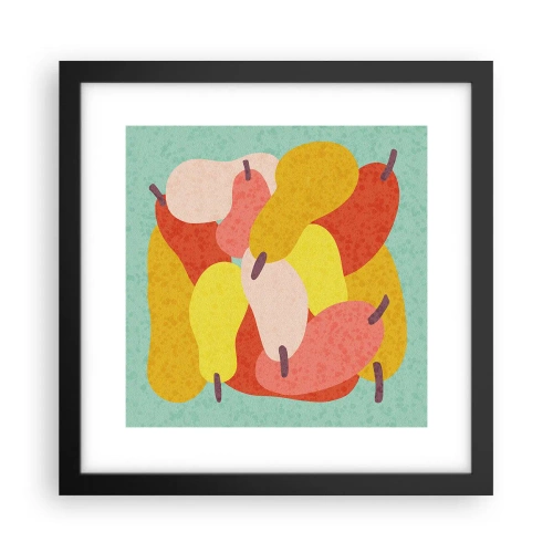 Plakat w czarnej ramie - Spróbuj letniego słońca - 30x30 cm