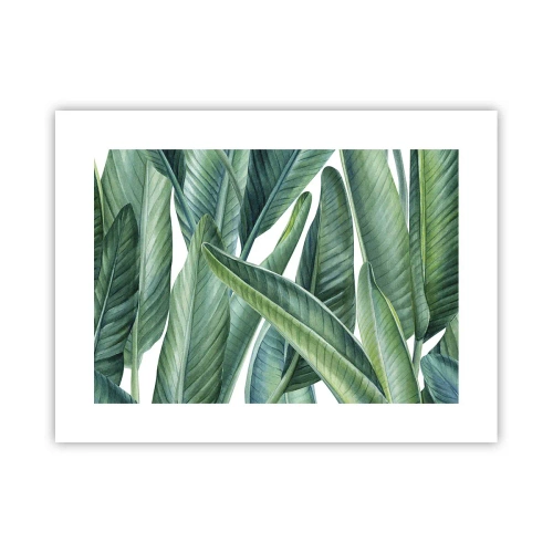 Plakat - Zieleń sama w sobie - 40x30 cm