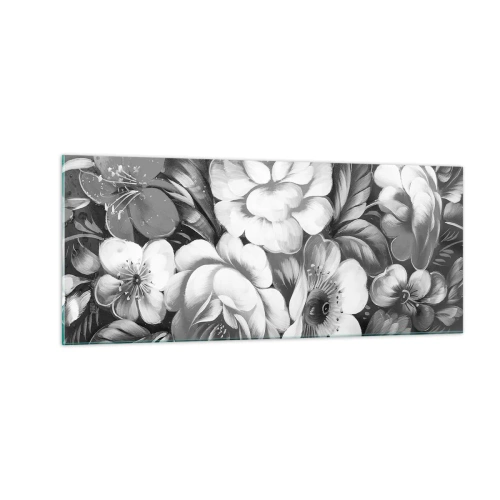 Obraz na szkle - Piękne nawet w szarości - 100x40 cm