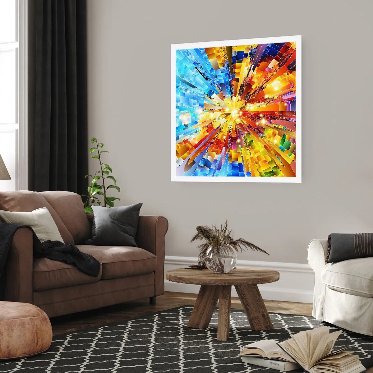 Plakat - In medias res - 60x60 cm