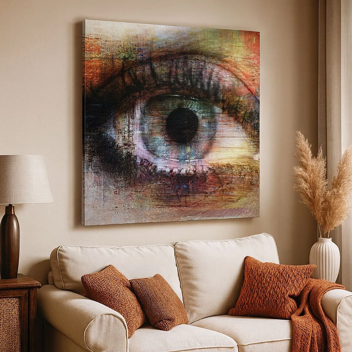 Obraz na płótnie - Można zajrzec w duszę - 30x30 cm