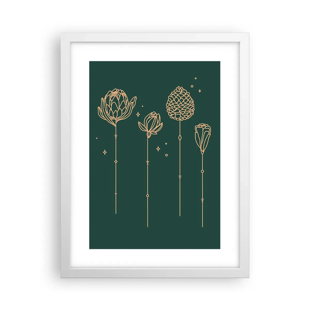 Plakat w białej ramie - Rodzina ZIÓŁkowskich - 30x40 cm