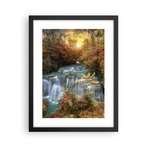 Plakat w czarnej ramie - Ukryty skarb lasu - 30x40 cm