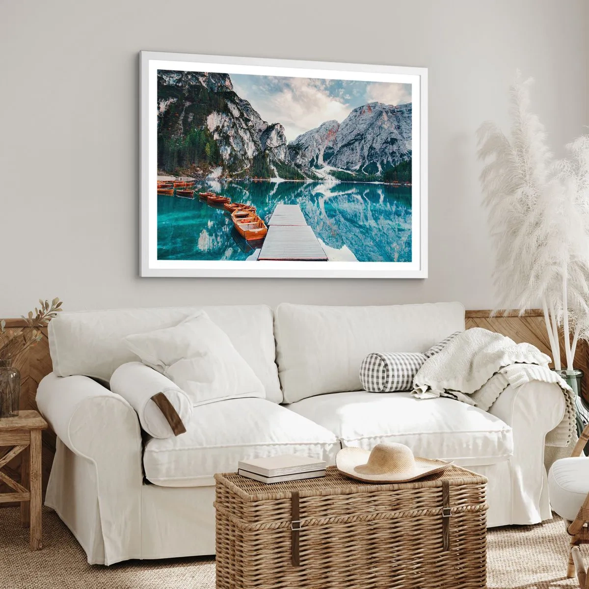 Plakat w białej ramie - Pokażemy ci piękno - 40x30 cm