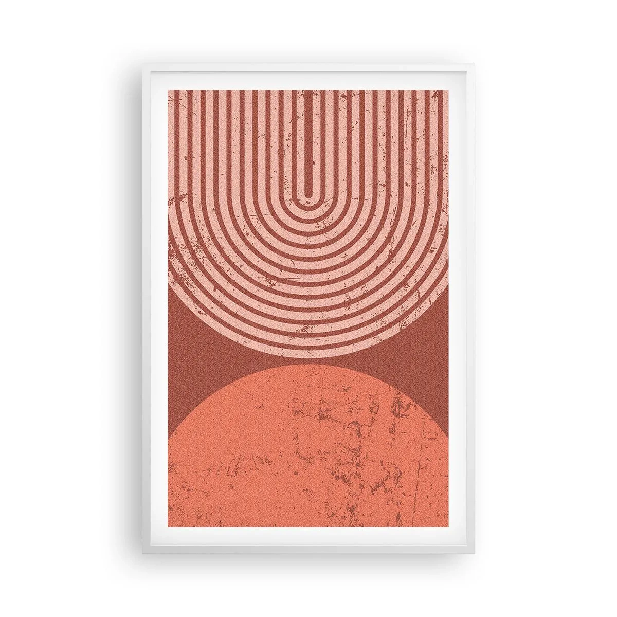 Plakat w białej ramie - Bliska relacja - 61x91 cm