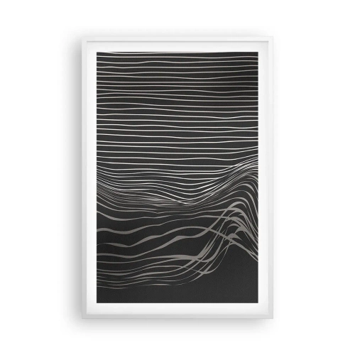 Plakat w białej ramie - Rytm i akcent - 61x91 cm