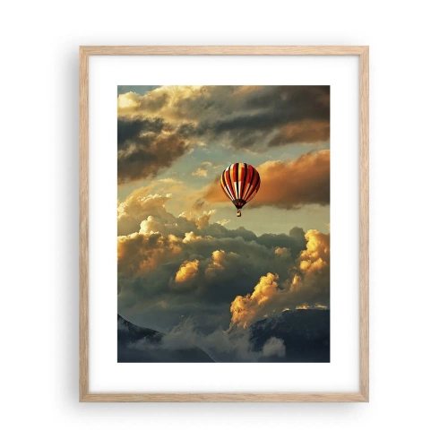 Plakat w ramie jasny dąb - Lecę, bo chcę - 40x50 cm