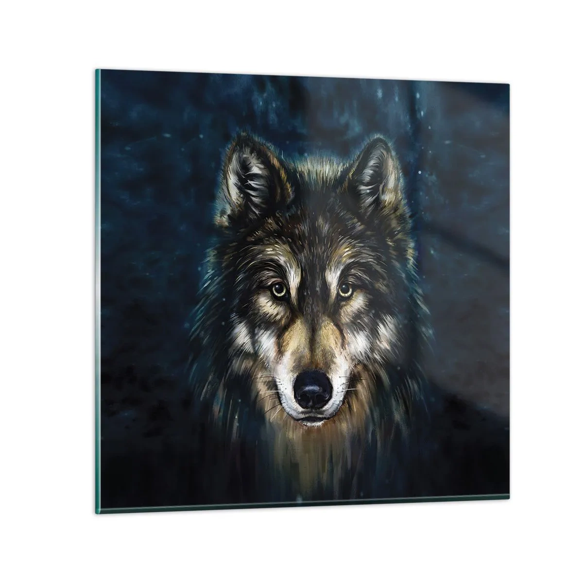 Obraz na szkle - Alfa? I omega - 40x40 cm