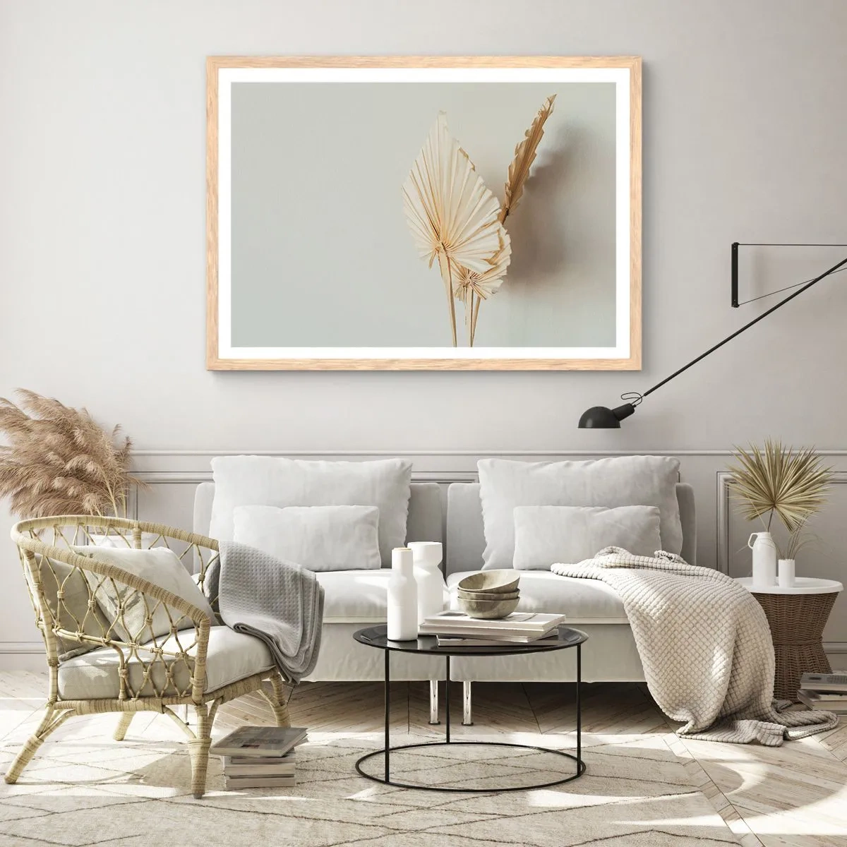 Plakat w ramie jasny dąb - Gdy potrzebne ukojenie - 91x61 cm