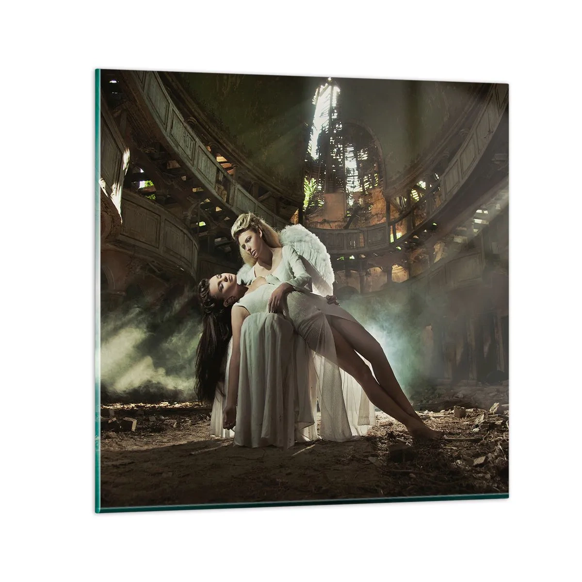 Obraz na szkle - Duch starego teatru - 50x50 cm