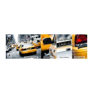 Fototapeta Próbka Standard Eco - Tylko w tym mieście - Miasto, Nowy Jork, Taxi - 100x30 cm