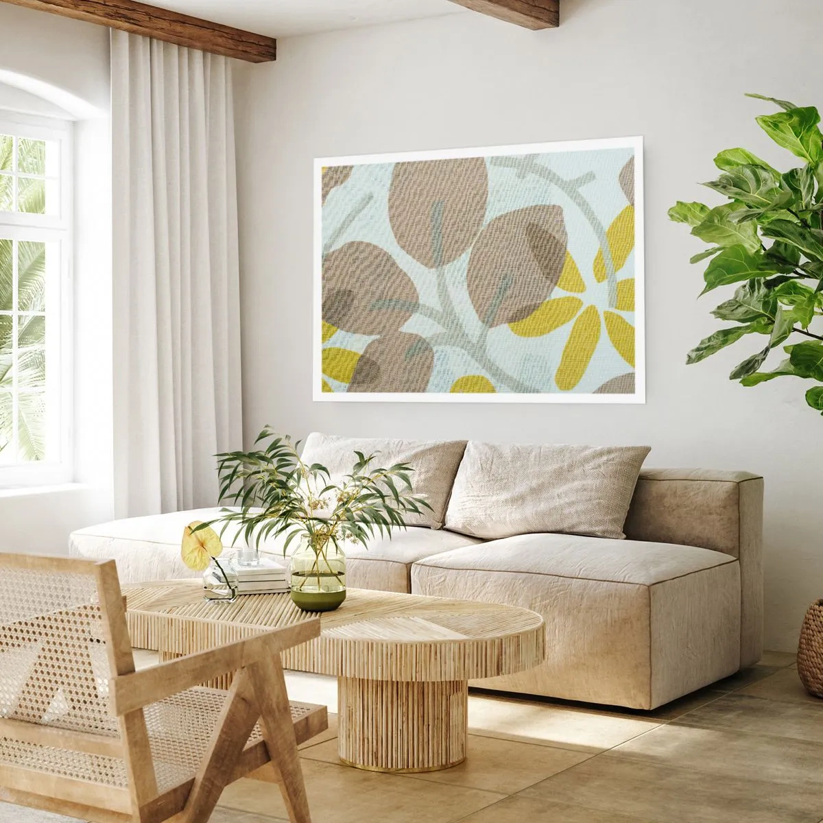 Plakat - Kompozycja w pełnym słońcu - 70x50 cm