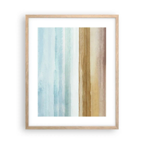 Plakat w ramie jasny dąb - Ukojenie - 40x50 cm