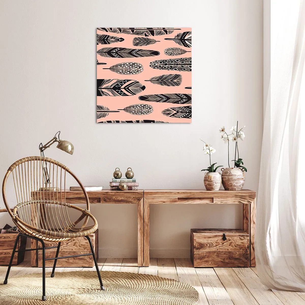 Obraz na płótnie - Indiańska kolekcja - 40x40 cm