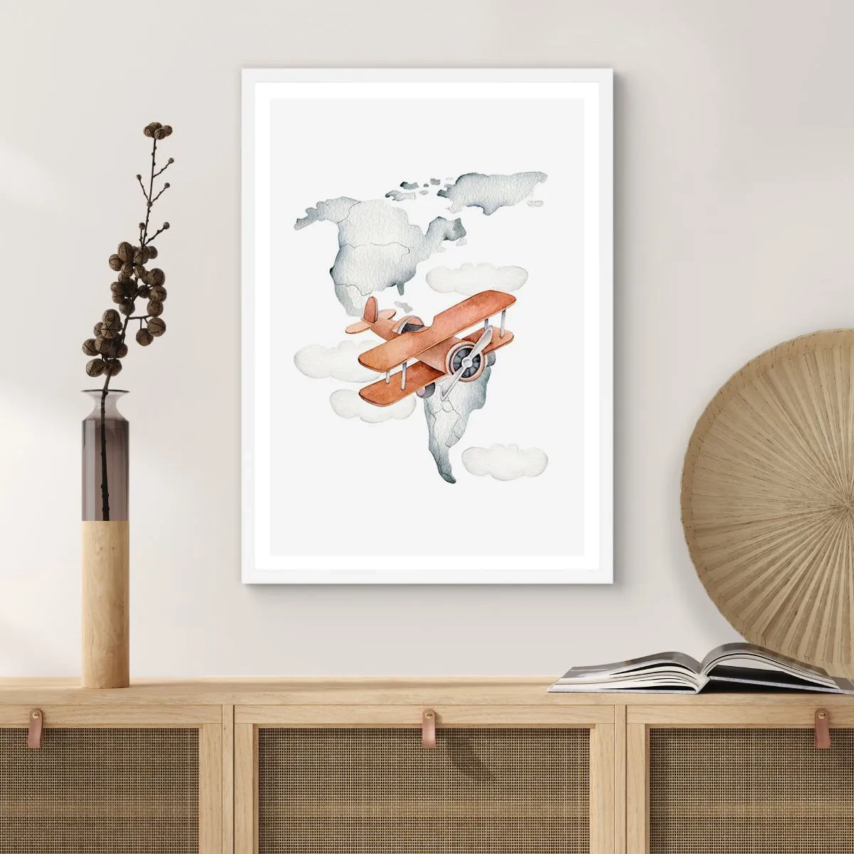 Plakat w białej ramie - W pionierskim duchu - 70x100 cm