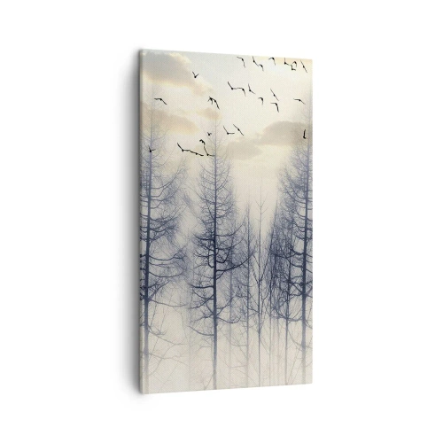 Obraz na płótnie - Duchy lasu - 45x80 cm