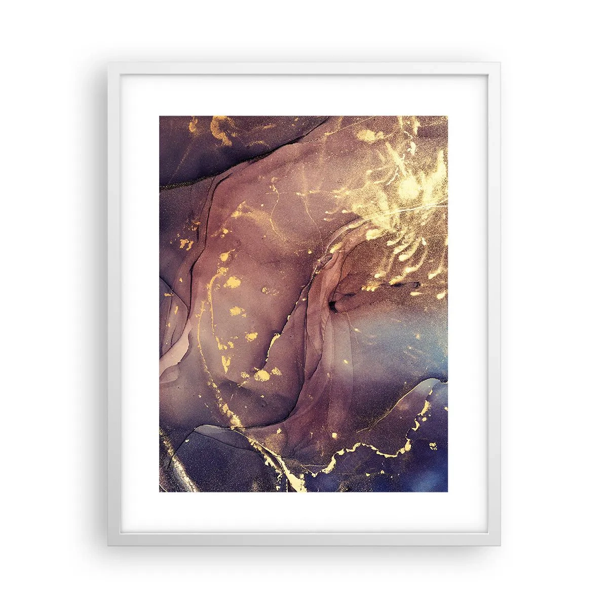 Plakat w białej ramie - Materia i duch - 40x50 cm