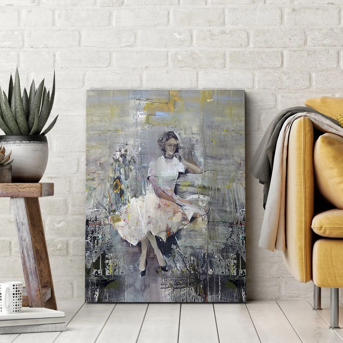 Obraz na płótnie - Klasyczna i nowoczesna - 55x100 cm