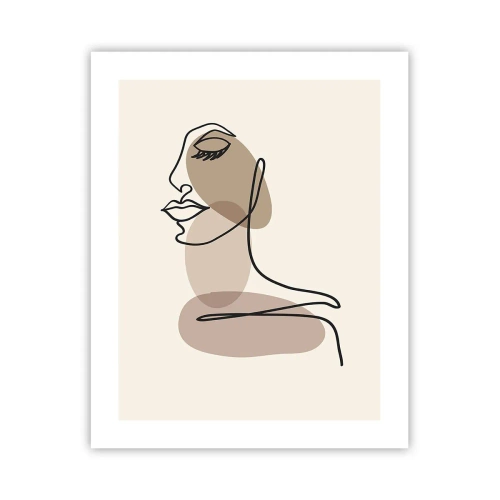 Plakat - Zasłuchana w siebie - 40x50 cm