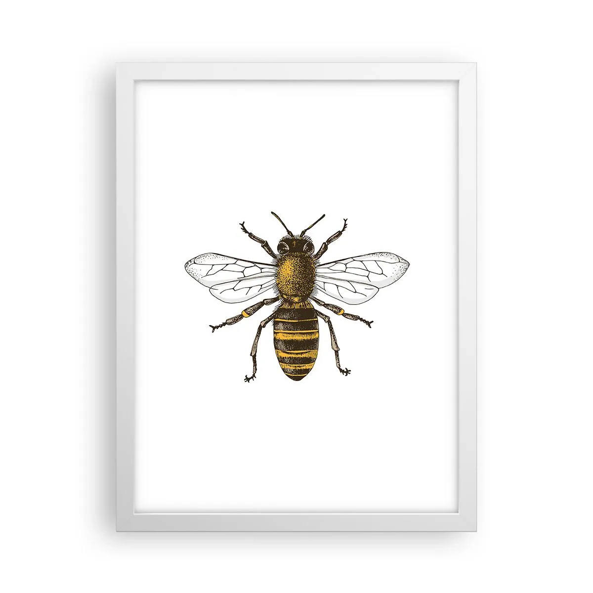 Plakat w białej ramie - Piękna i dobra - 30x40 cm