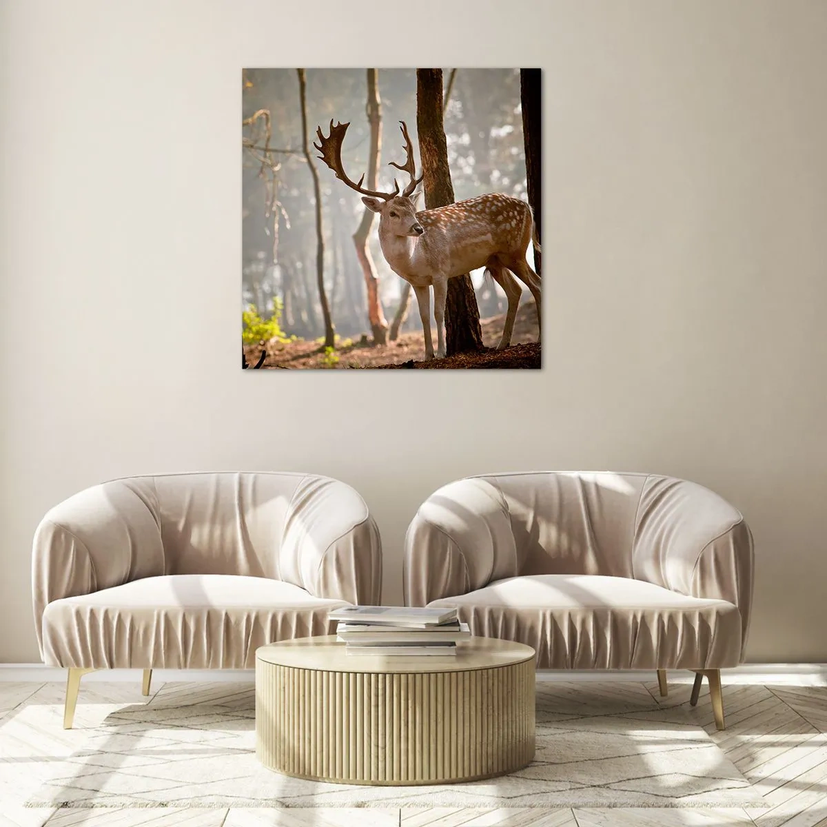 Obraz na szkle - Światło młodości - 40x40 cm