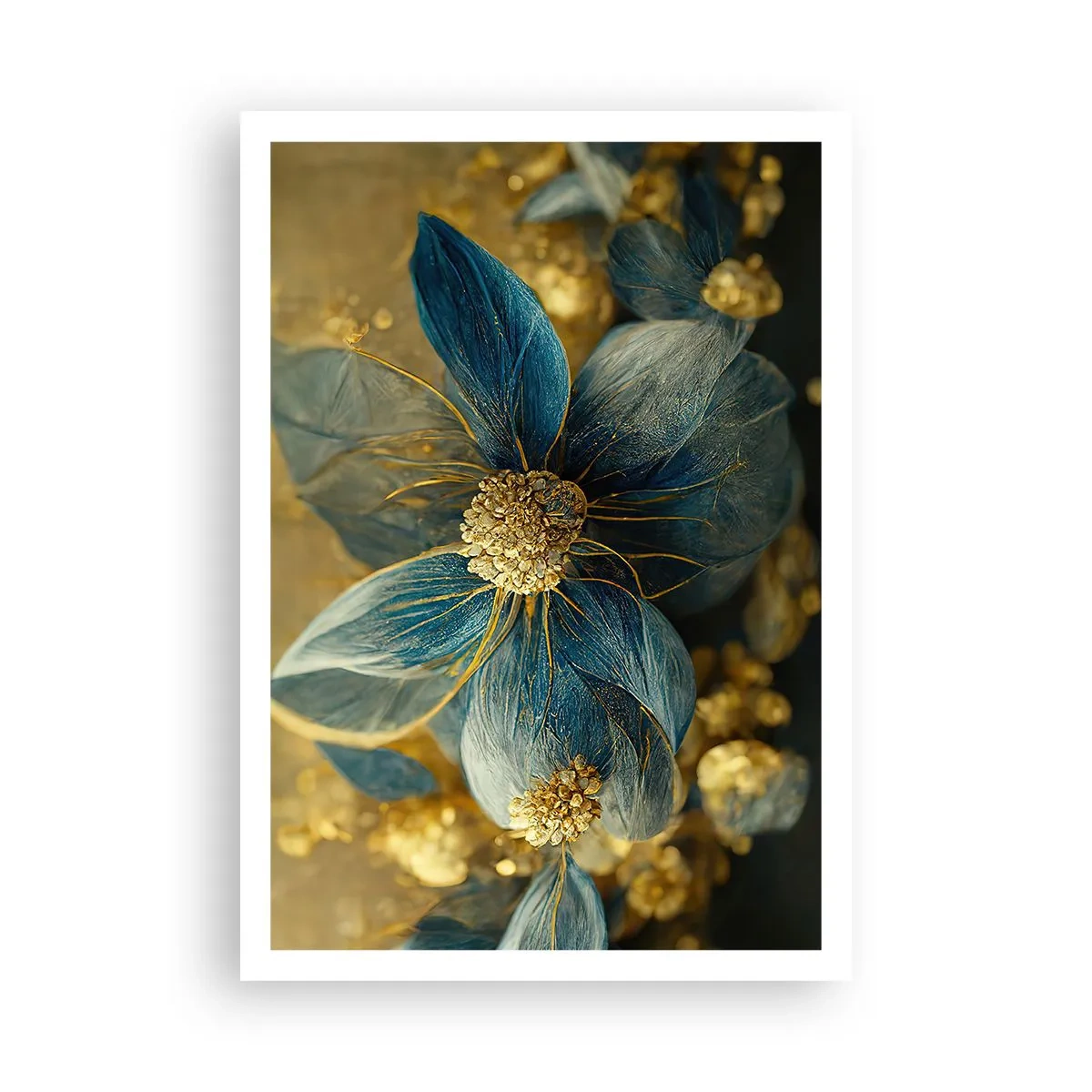 Plakat - Zakwitnąć złotem - 70x100 cm